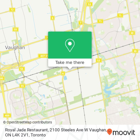 Royal Jade Restaurant, 2100 Steeles Ave W Vaughan, ON L4K 2V1 map