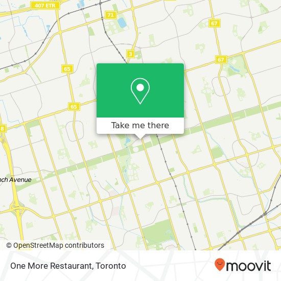One More Restaurant, 1883 McNicoll Ave Toronto, ON M1V 5M3 plan
