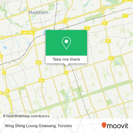 Wing Shing Loong Gineseng, Markham, ON L3R map