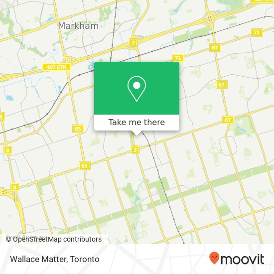 Wallace Matter, Markham, ON L3R map