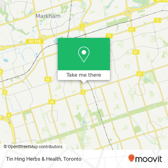 Tin Hing Herbs & Health, Markham, ON L3R map