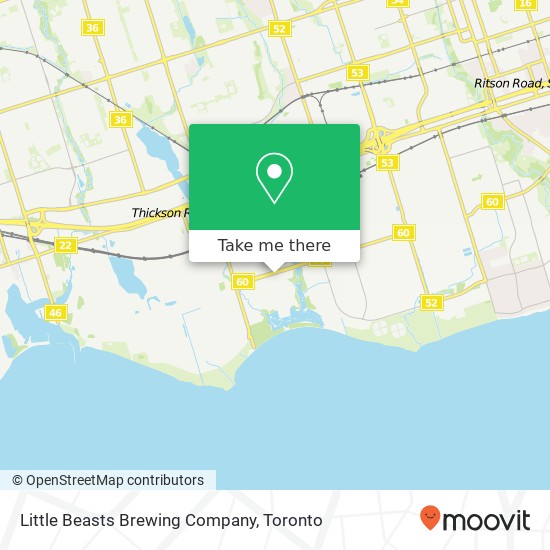 Little Beasts Brewing Company map