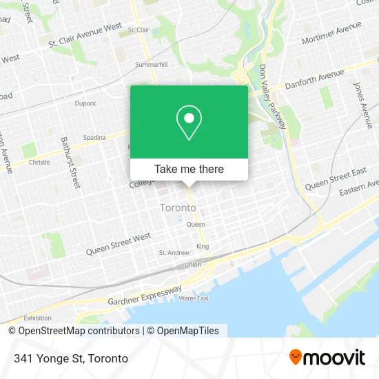 341 Yonge St map