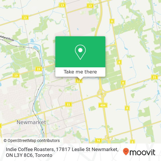 Indie Coffee Roasters, 17817 Leslie St Newmarket, ON L3Y 8C6 map