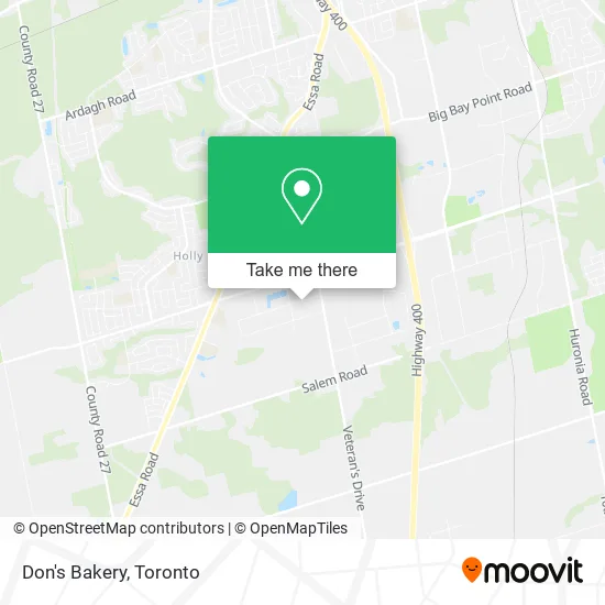 Don's Bakery map