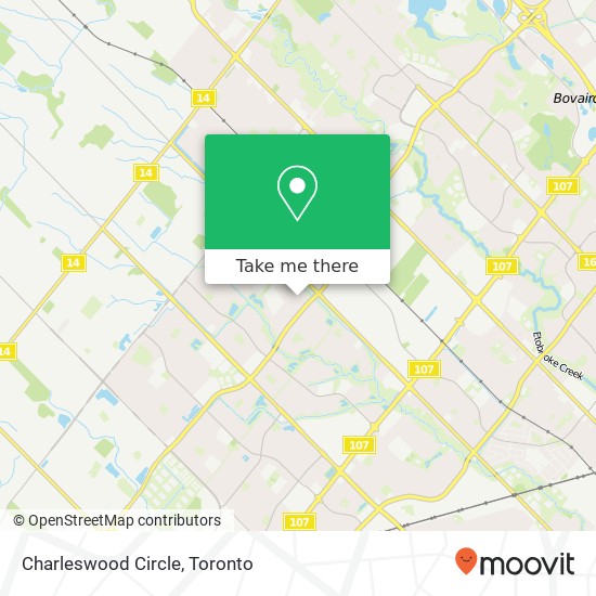 Charleswood Circle map