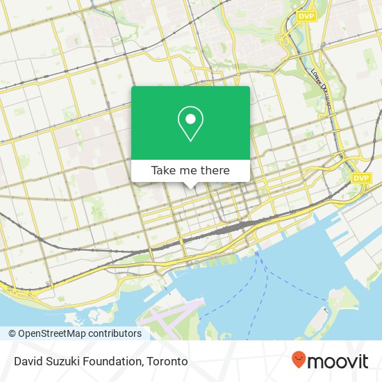 David Suzuki Foundation map