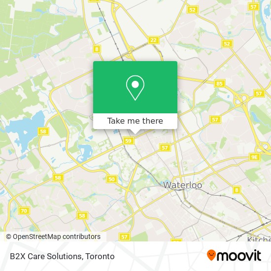 B2X Care Solutions map