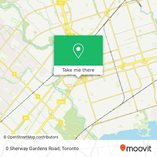 0 Sherway Gardens Road map