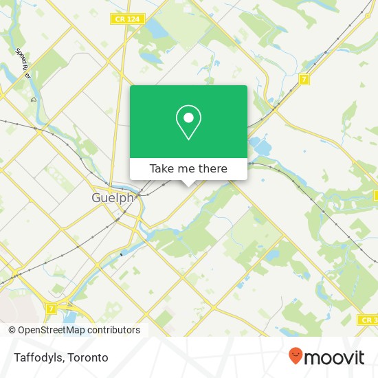 Taffodyls map