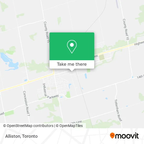 Directions To Alliston Ontario How To Get To Alliston In New Tecumseth By Bus Or Train?