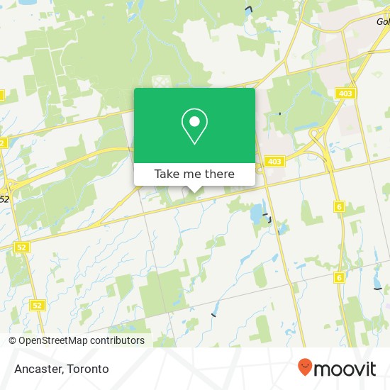 Ancaster map
