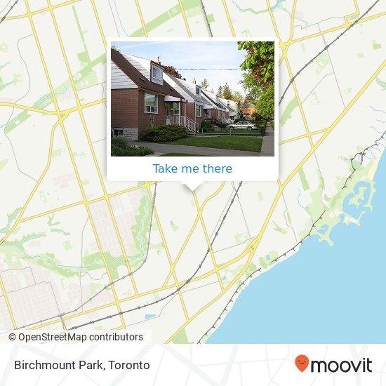 Birchmount Park map