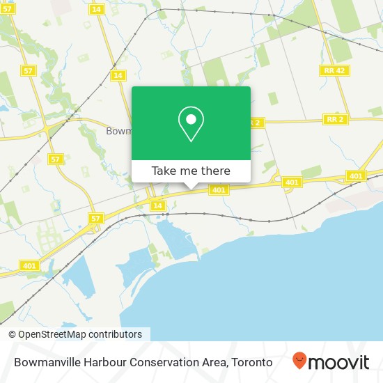 Bowmanville Harbour Conservation Area plan