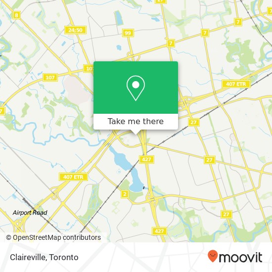 Claireville map