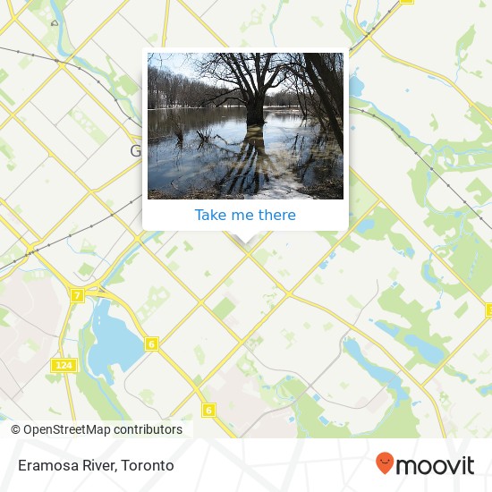 Eramosa River map