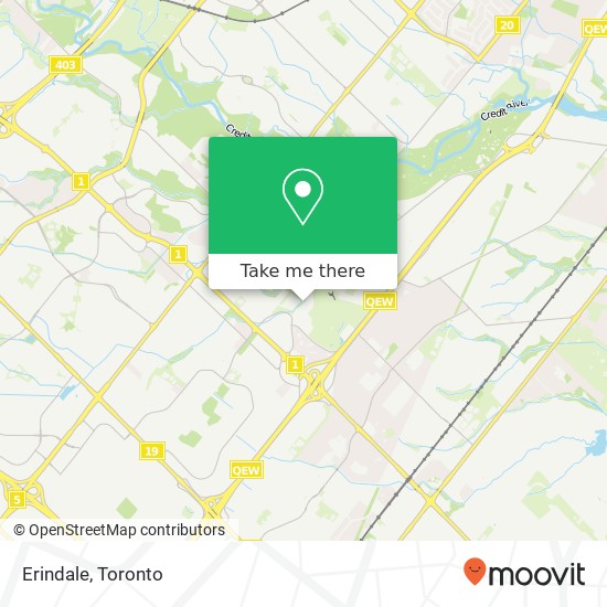 Erindale map