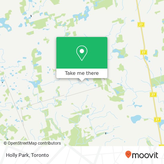 Holly Park map