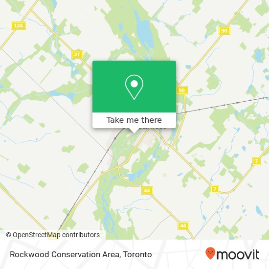 Rockwood Conservation Area map