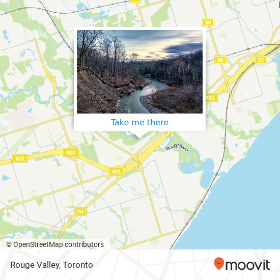 Rouge Valley map