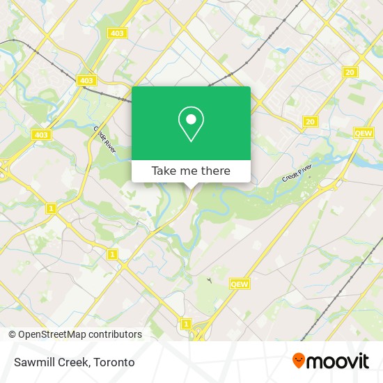 Sawmill Creek map