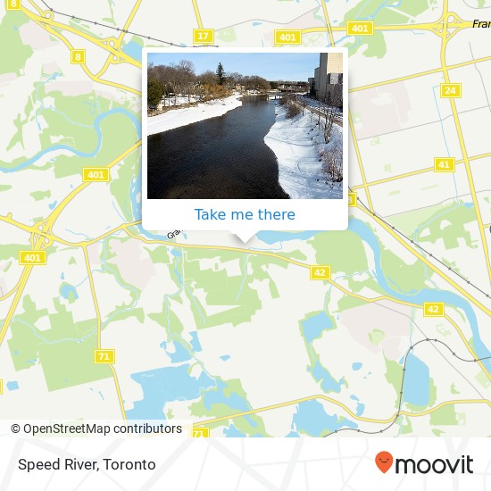 Speed River map
