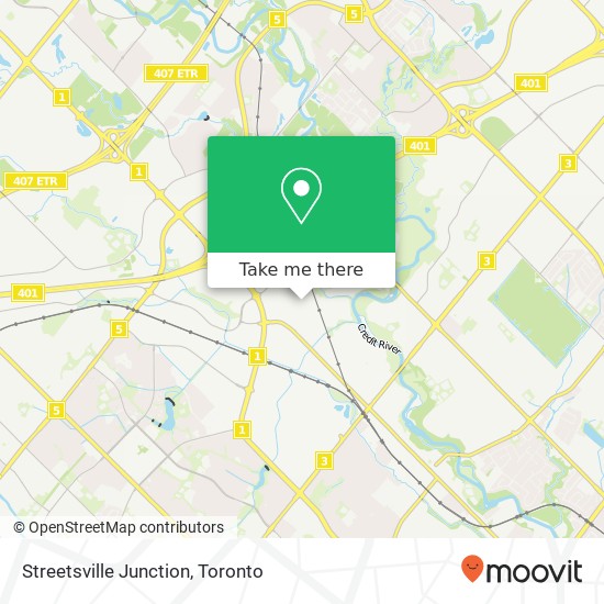 Streetsville Junction map