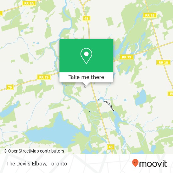 The Devils Elbow map