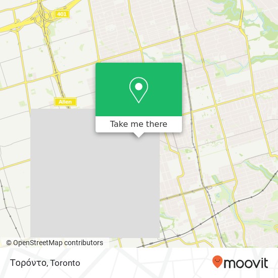 Τορόντο map