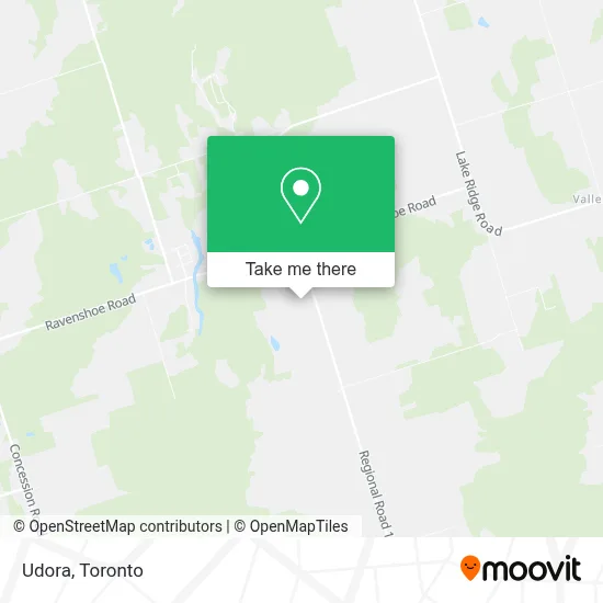 Udora map