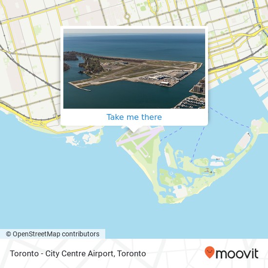 Toronto - City Centre Airport map