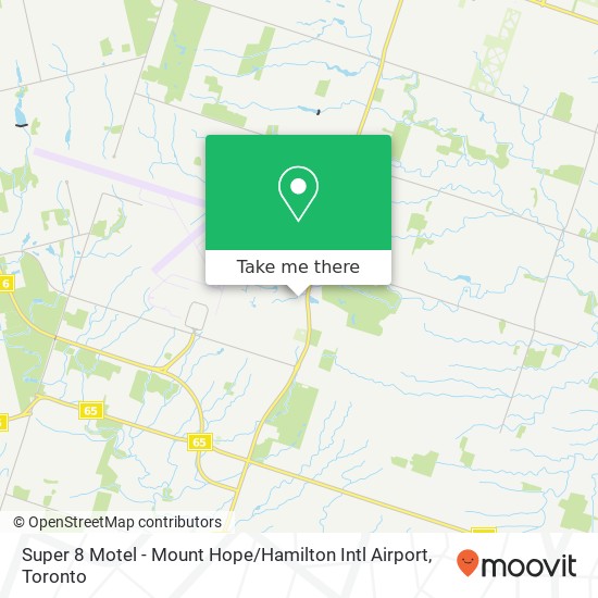 Super 8 Motel - Mount Hope / Hamilton Intl Airport plan