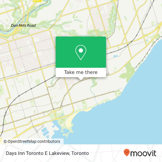 Days Inn Toronto E Lakeview plan