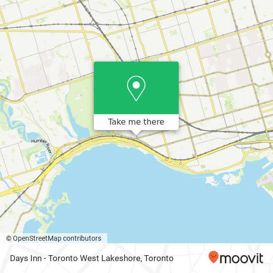 Days Inn - Toronto West Lakeshore map