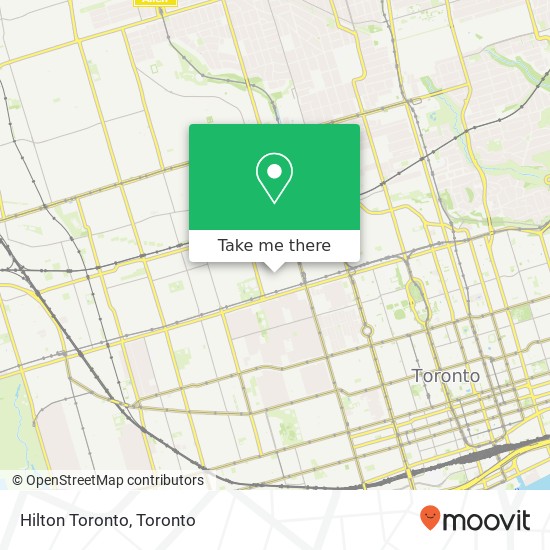 Hilton Toronto map