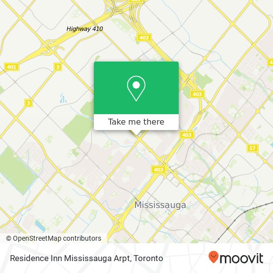 Residence Inn Mississauga Arpt plan