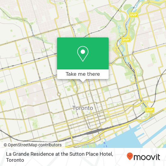 La Grande Residence at the Sutton Place Hotel map