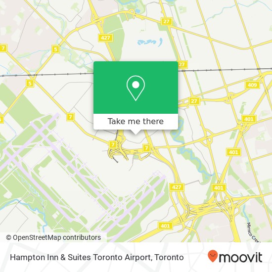 Hampton Inn & Suites Toronto Airport plan