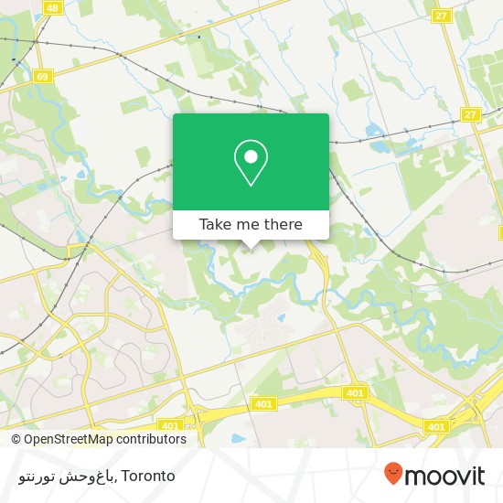 باغ‌وحش تورنتو map
