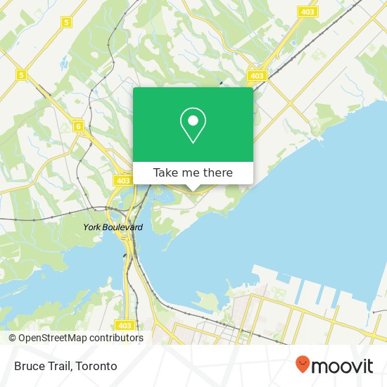 Bruce Trail map