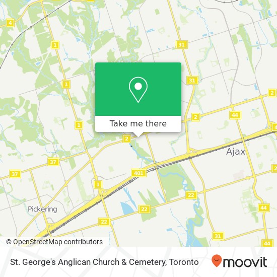 St. George's Anglican Church & Cemetery map