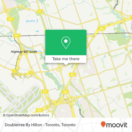 Doubletree By Hilton - Toronto map