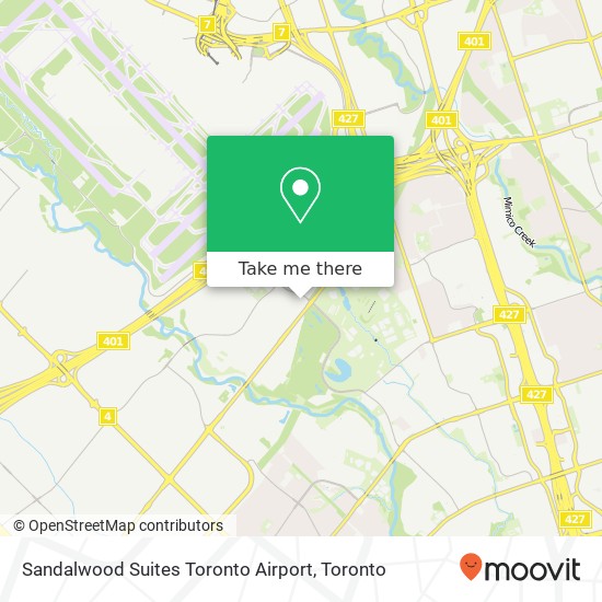 Sandalwood Suites Toronto Airport plan