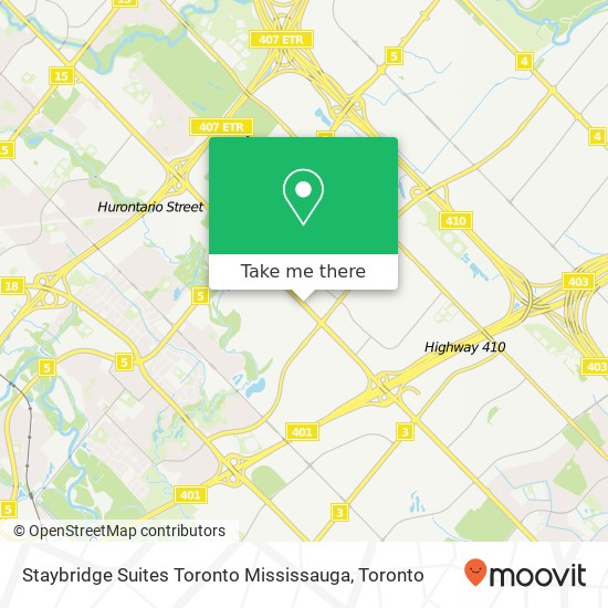 Staybridge Suites Toronto Mississauga plan