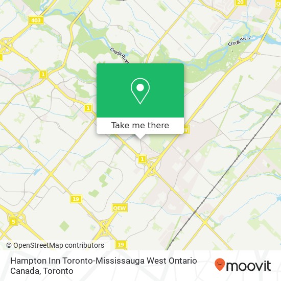 Hampton Inn Toronto-Mississauga West Ontario Canada plan