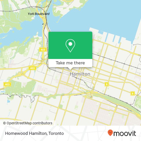 Homewood Hamilton map