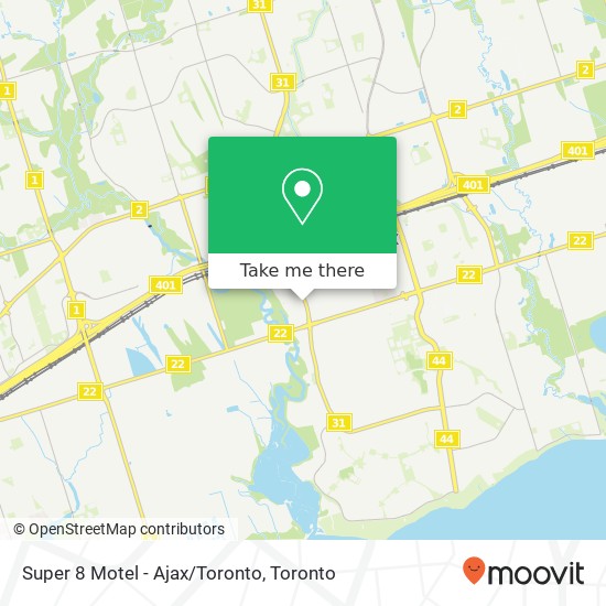 Super 8 Motel - Ajax/Toronto plan