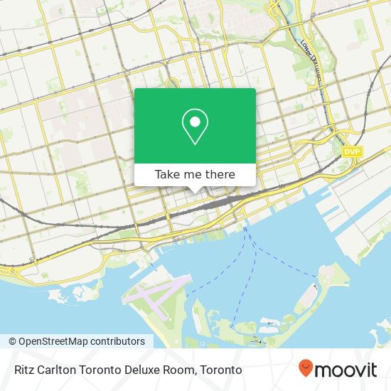 Ritz Carlton Toronto Deluxe Room map