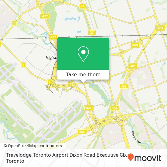 Travelodge Toronto Airport Dixon Road Executive Cb plan