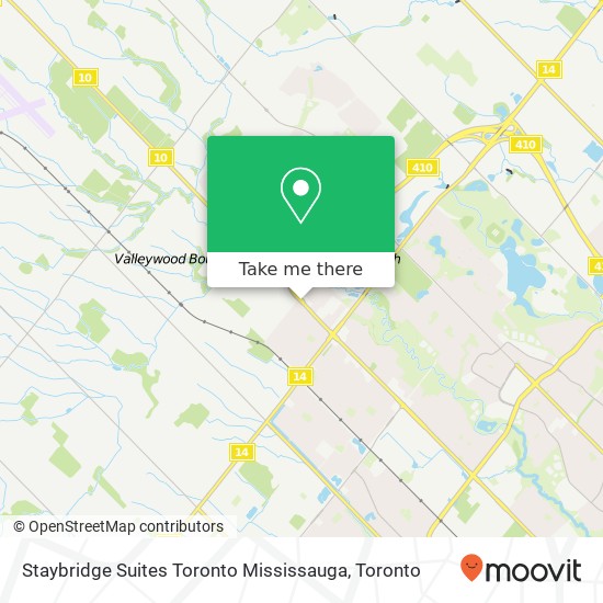 Staybridge Suites Toronto Mississauga plan